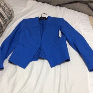 THEORY Bright Blue Blazer SO SLEEK! Size 4